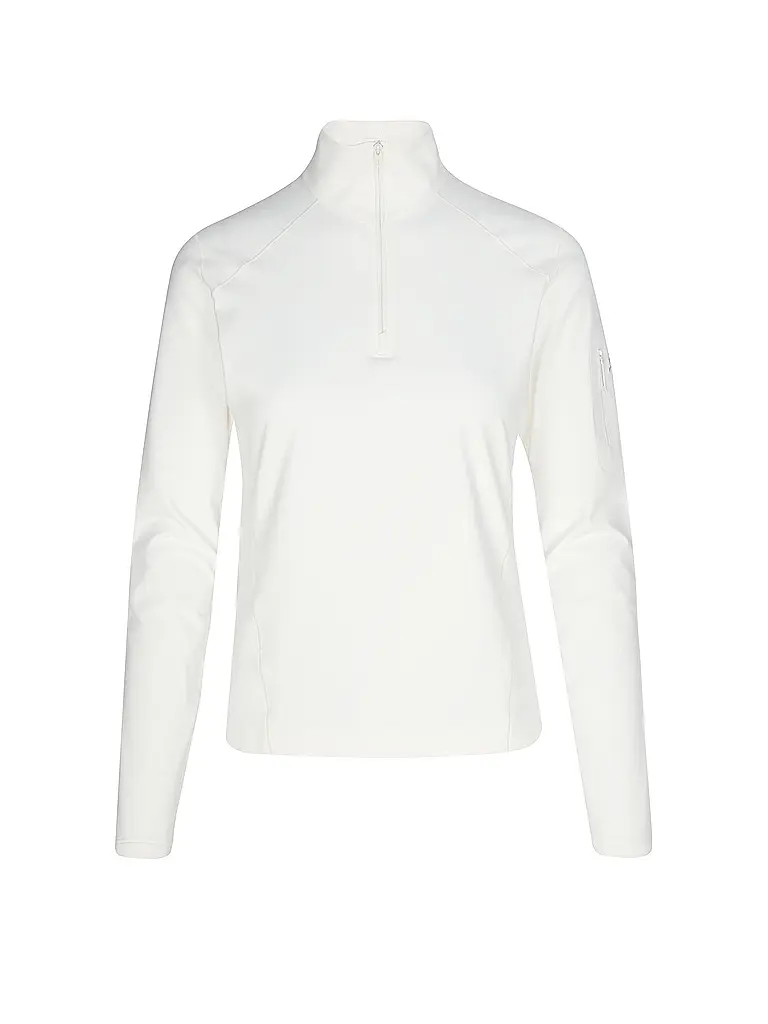ARCTERYX | Camiseta funcional con cremallera Rho para mujer | Crema