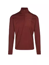 ARCTERYX | Camiseta interior con cremallera para hombre RHO LT | Rojo oscuro