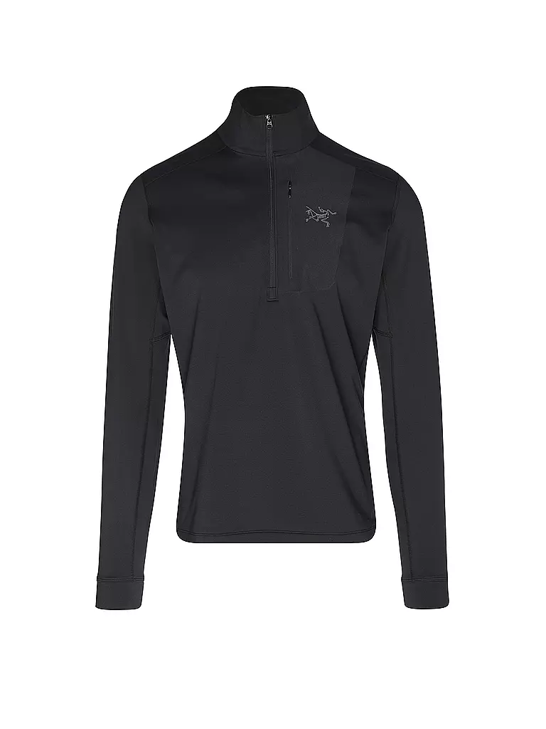 ARCTERYX | Camiseta interior con cremallera para hombre RHO LT | Negro