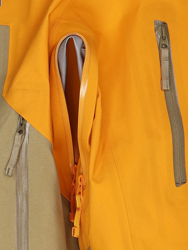 ARCTERYX | Chaqueta de esquí de travesía Rush 3L GTX Hoodie para hombre | Naranja