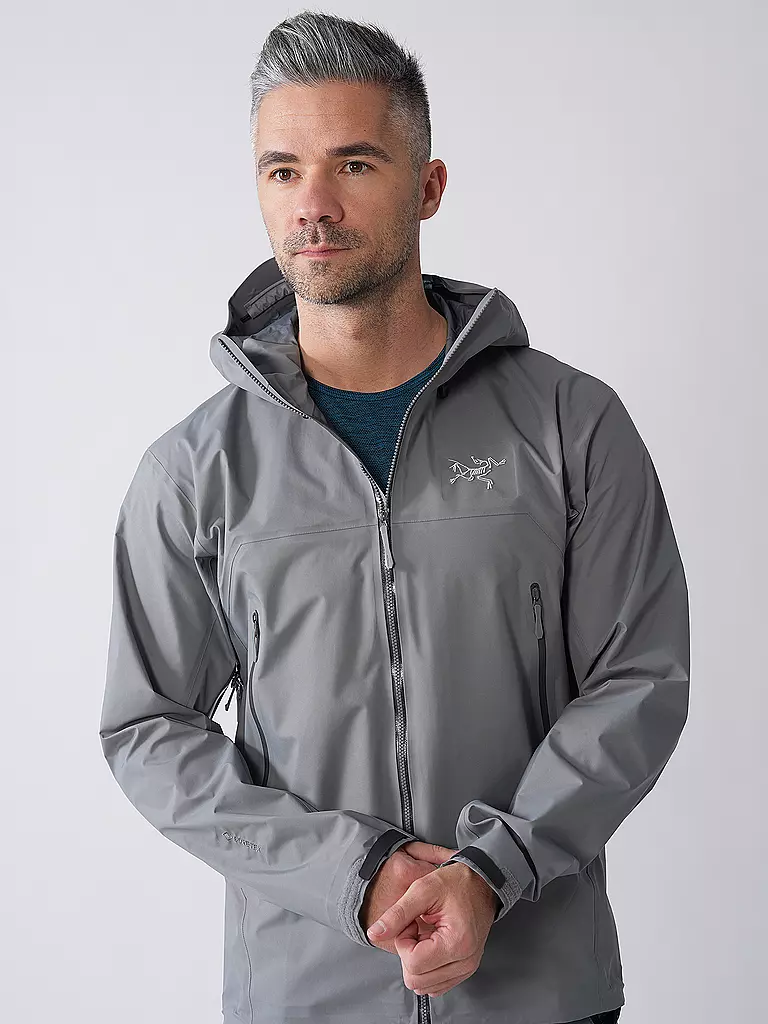 ARCTERYX | Chaqueta de senderismo para hombre Beta SL GTX Hoodie | Gris