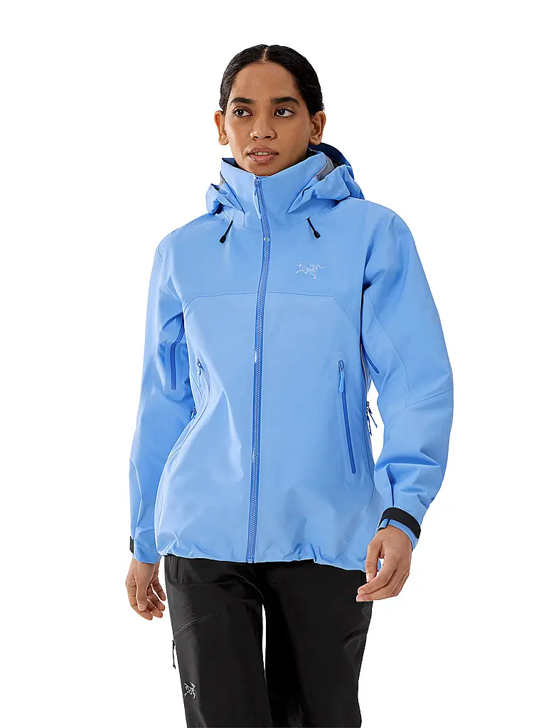 ARCTERYX | Chaqueta de touring para mujer Beta AR 3L GTX Pro con capucha | Azul claro