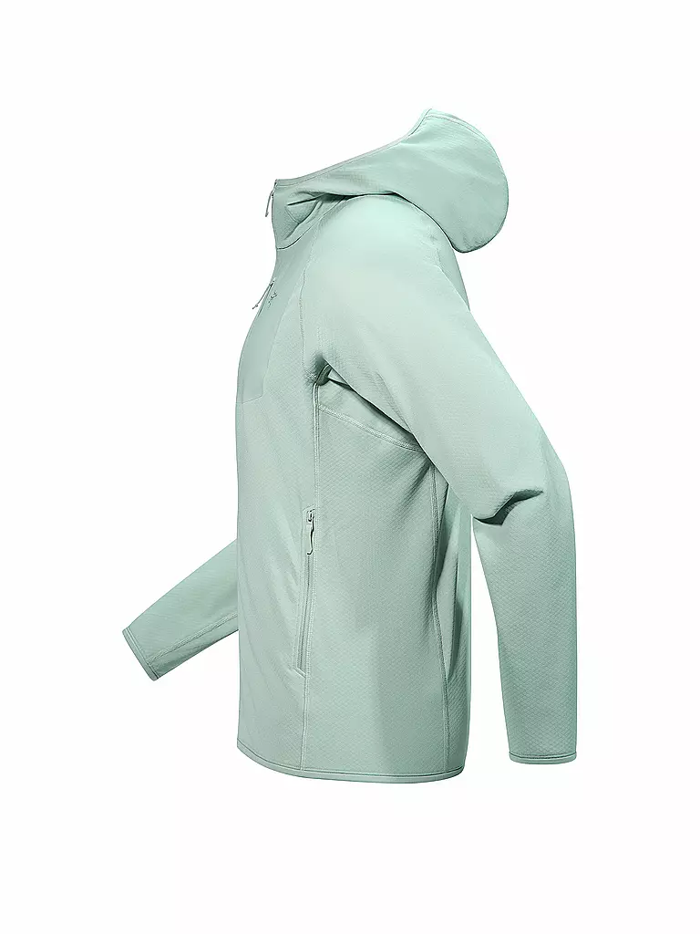 ARCTERYX | Chaqueta polar con capucha Delta para hombre | Verde claro