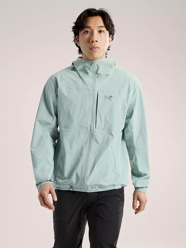 ARCTERYX | Chaqueta softshell para hombre Gamma Lightweight con capucha | Verde claro