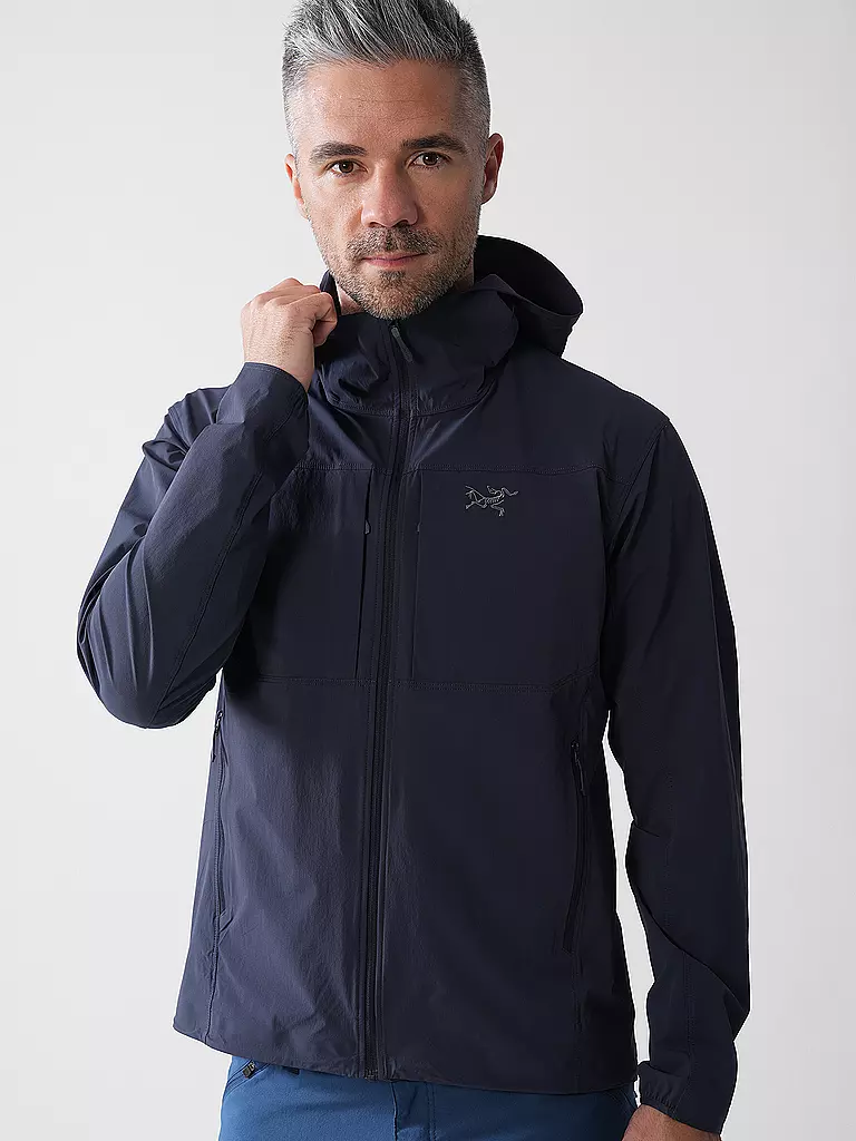ARCTERYX | Chaqueta softshell para hombre Gamma LW con capucha | Negro
