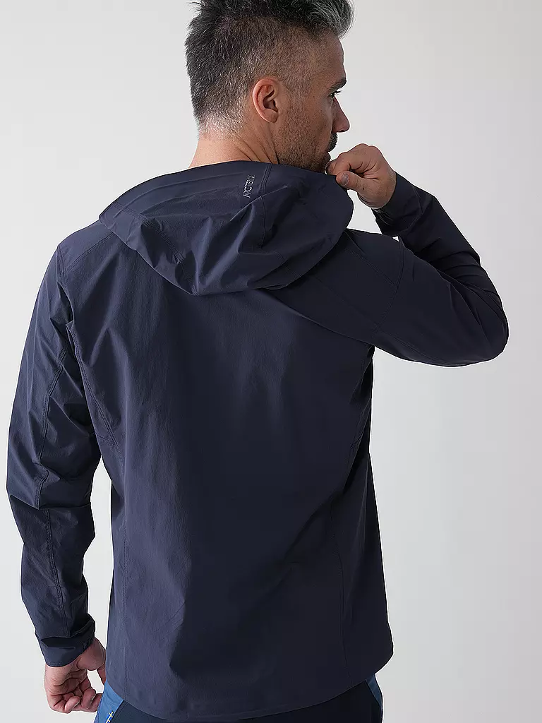 ARCTERYX | Chaqueta softshell para hombre Gamma LW con capucha | Negro