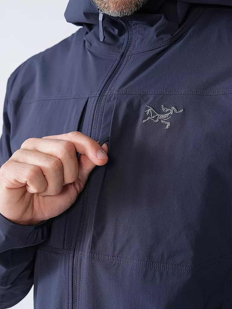 ARCTERYX | Chaqueta softshell para hombre Gamma LW con capucha | Negro