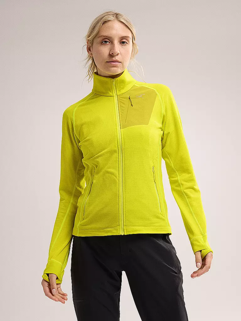 ARCTERYX | Damen Fleecejacke Delta | Amarillo
