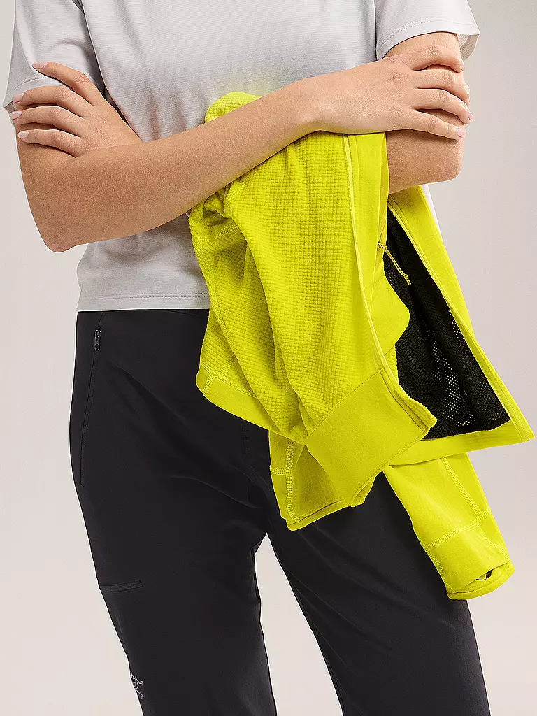 ARCTERYX | Damen Fleecejacke Delta | Amarillo