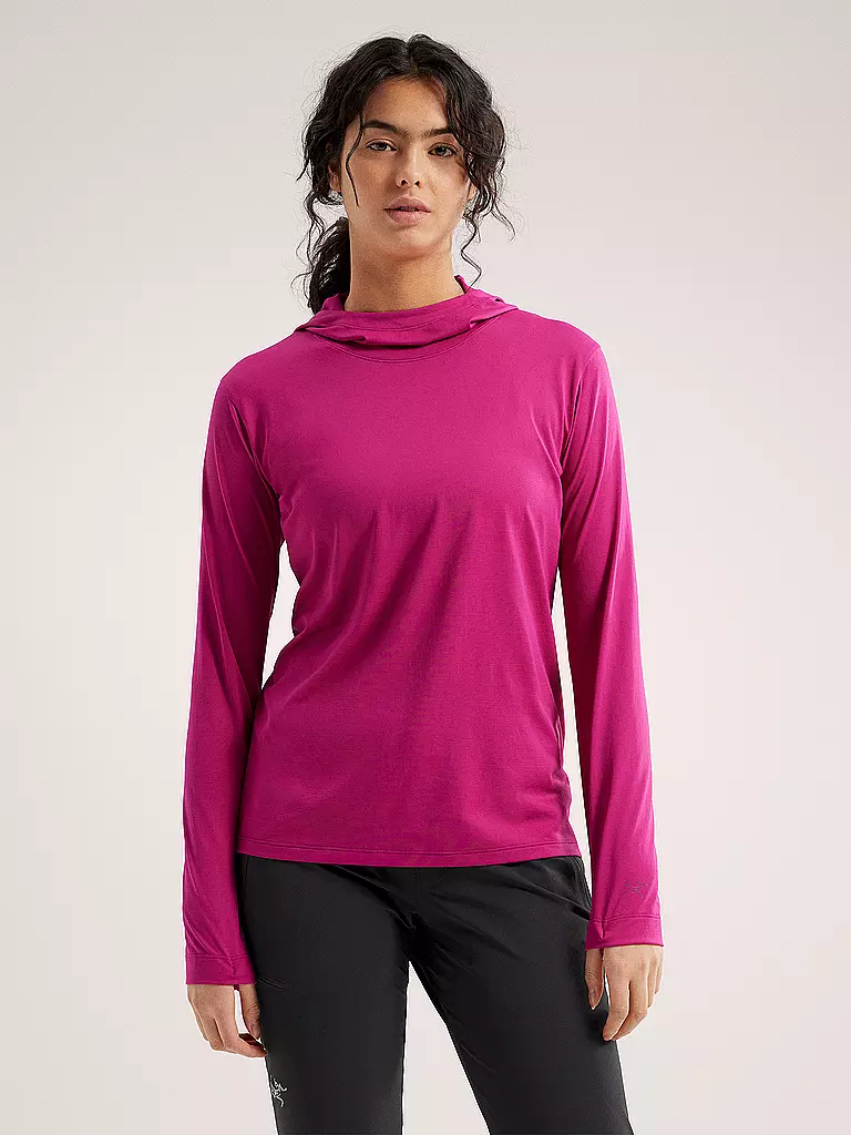 ARCTERYX | Damen Funktionshoodie Taema Hoodie | Fucsia