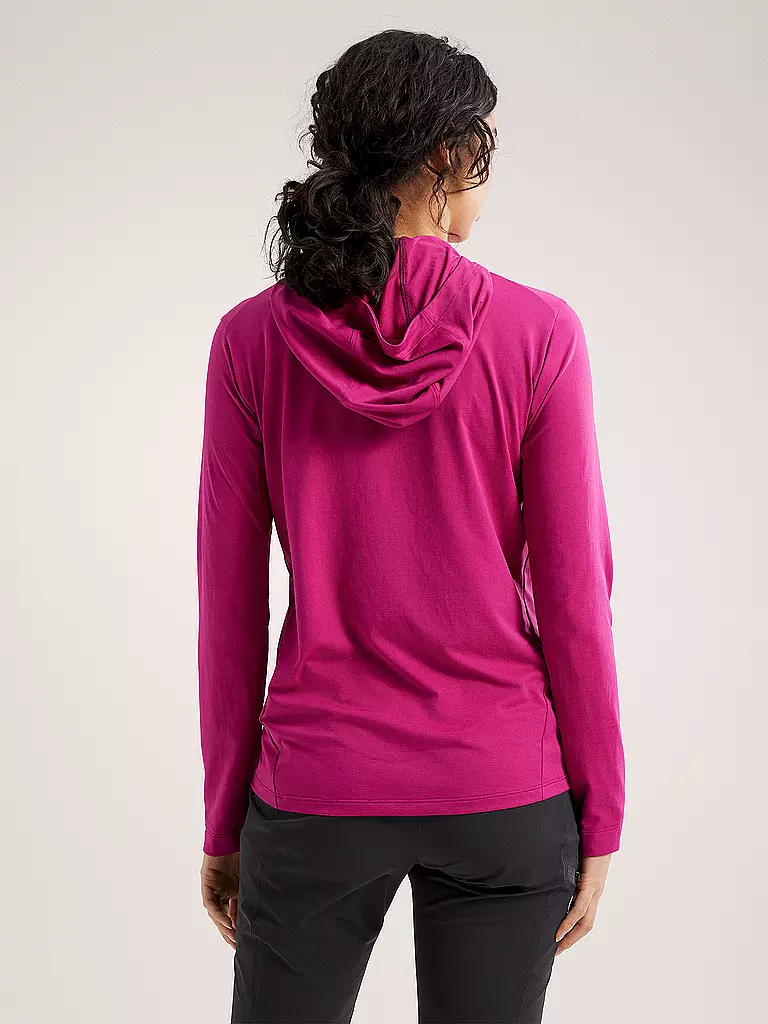 ARCTERYX | Damen Funktionshoodie Taema Hoodie | Fucsia