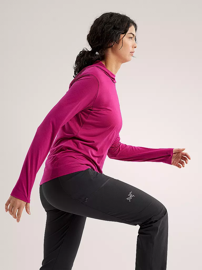 ARCTERYX | Damen Funktionshoodie Taema Hoodie | Fucsia