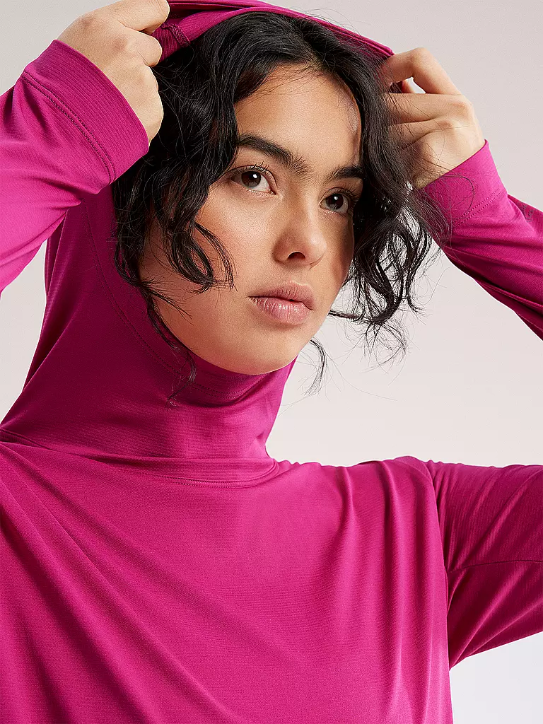 ARCTERYX | Damen Funktionshoodie Taema Hoodie | Fucsia