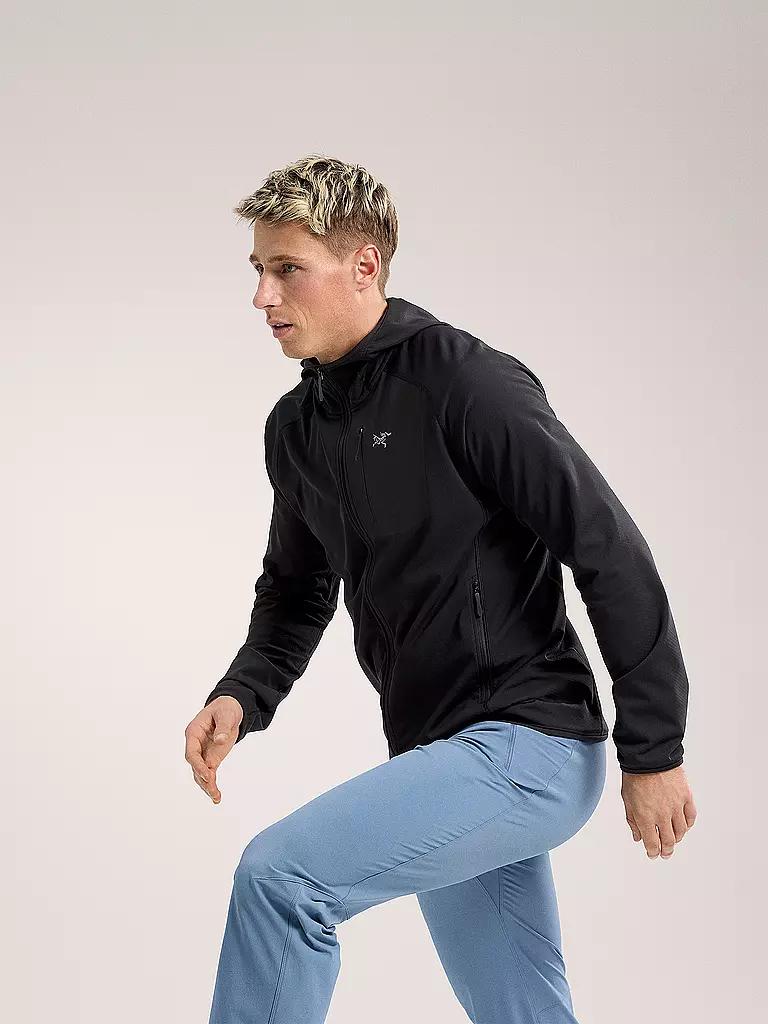 ARCTERYX | Herren Fleecejacke Delta Hoodie | Negro