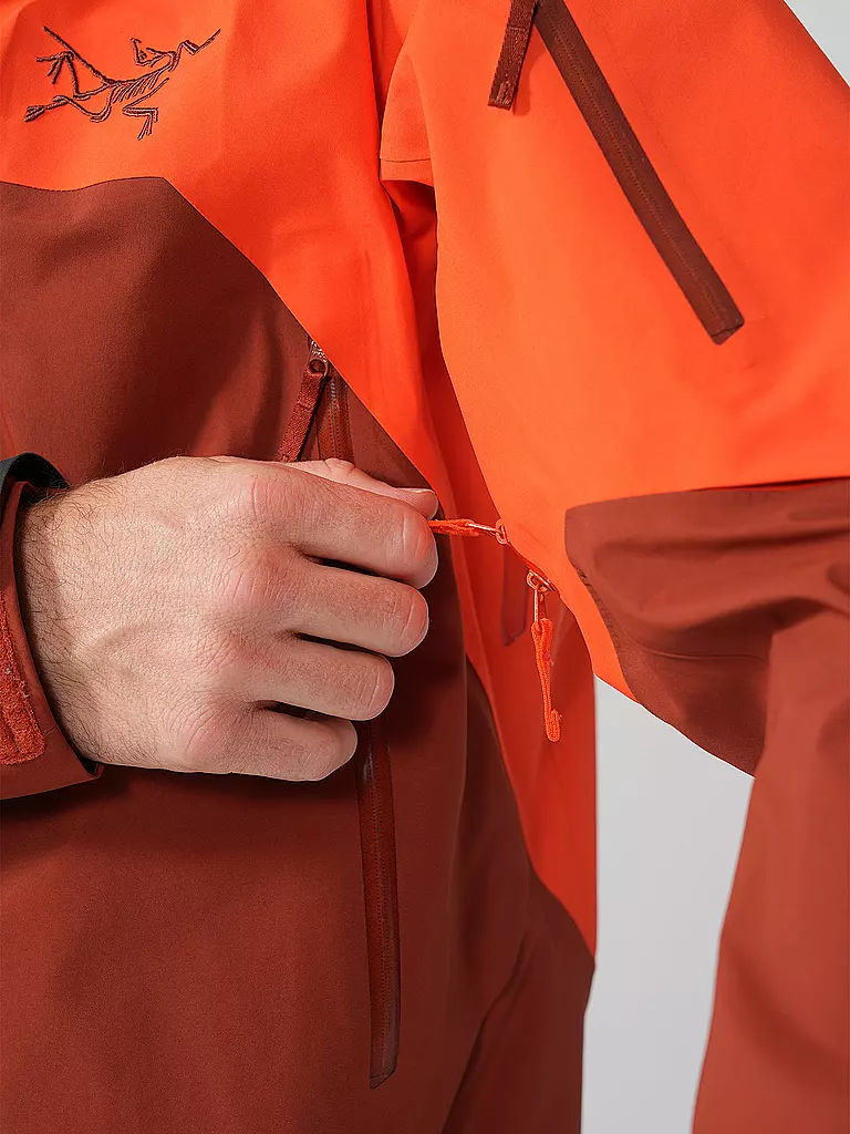 ARCTERYX | Herren Tourenjacke Rush 3L GTX Hoodie | Naranja
