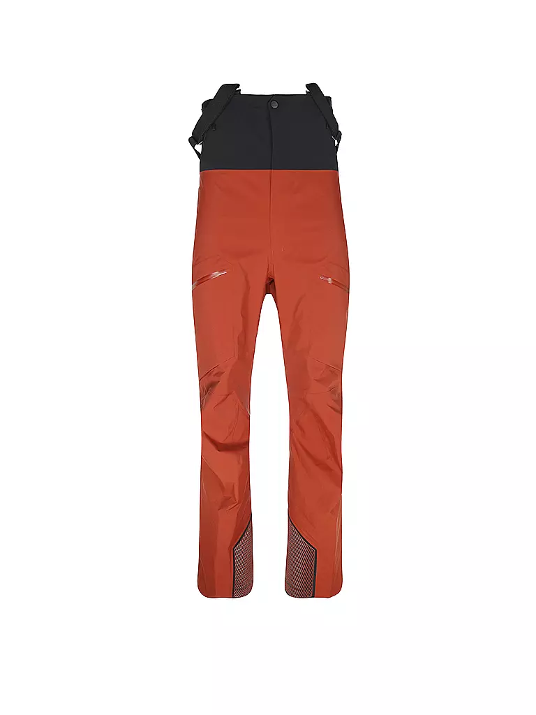 ARCTERYX | Pantalón de esquí de travesía Rush BIB 3L GTX para hombre | Rojo oscuro