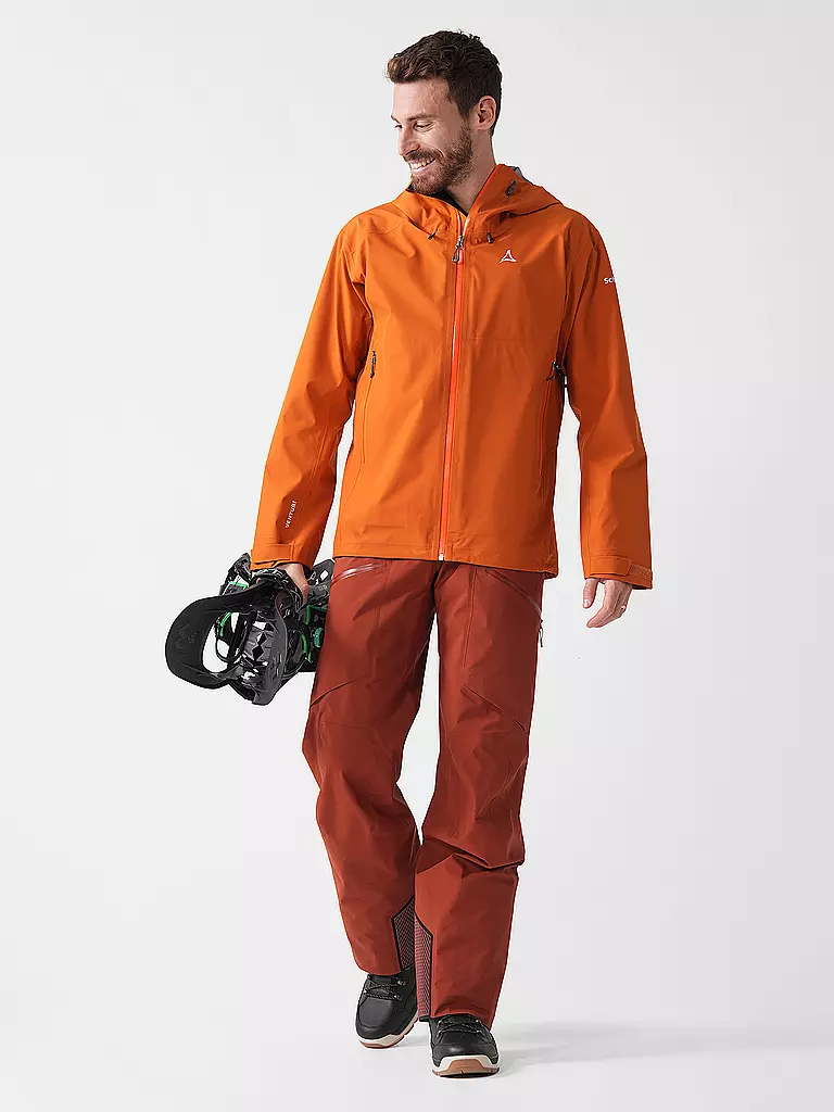 ARCTERYX | Pantalón de esquí de travesía Rush BIB 3L GTX para hombre | Rojo oscuro