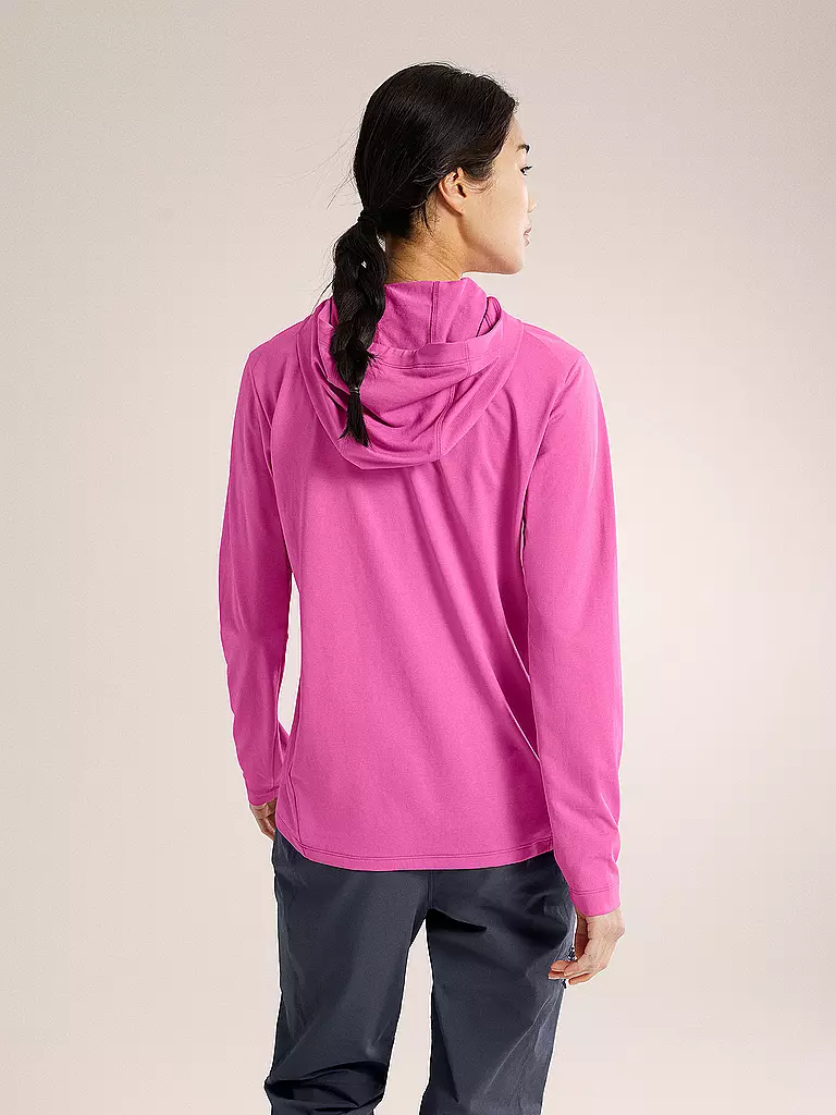 ARCTERYX | Sudadera con capucha funcional para mujer Taema Hoodie | Fucsia