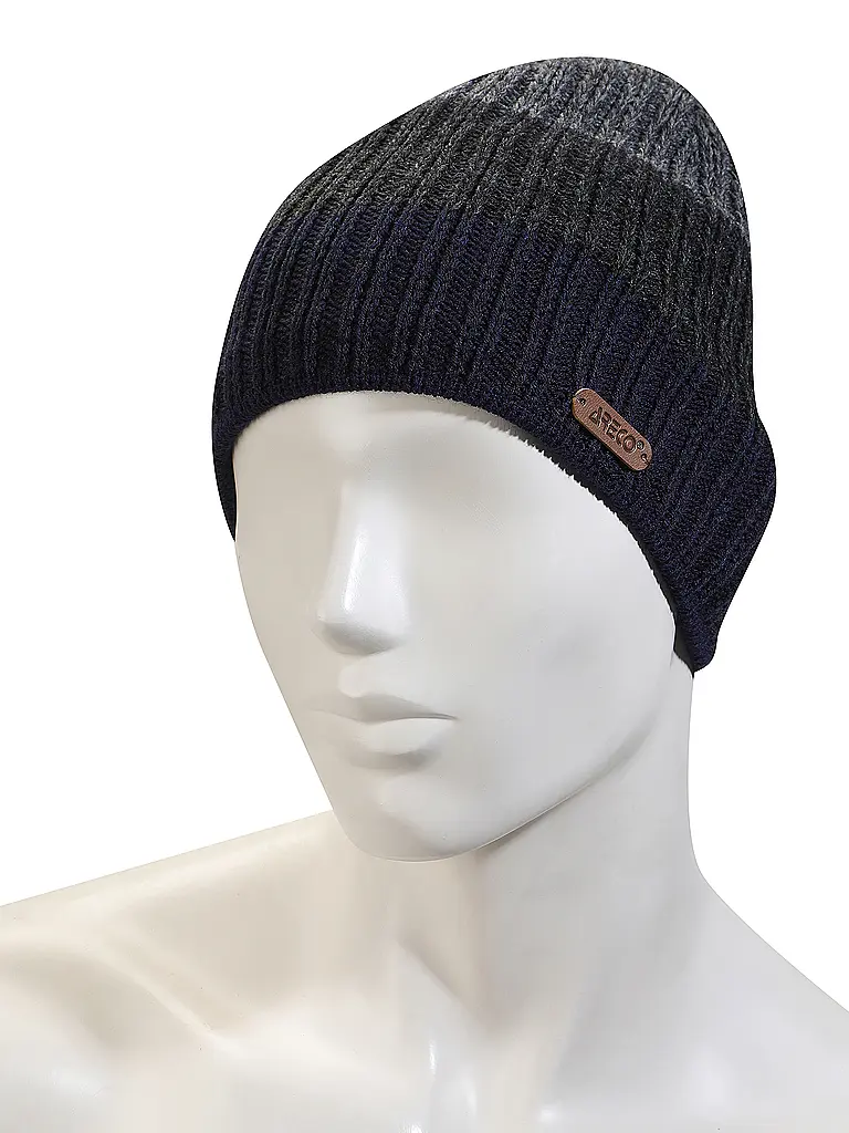 ARECO | Gorro Jaspeado | Azul oscuro