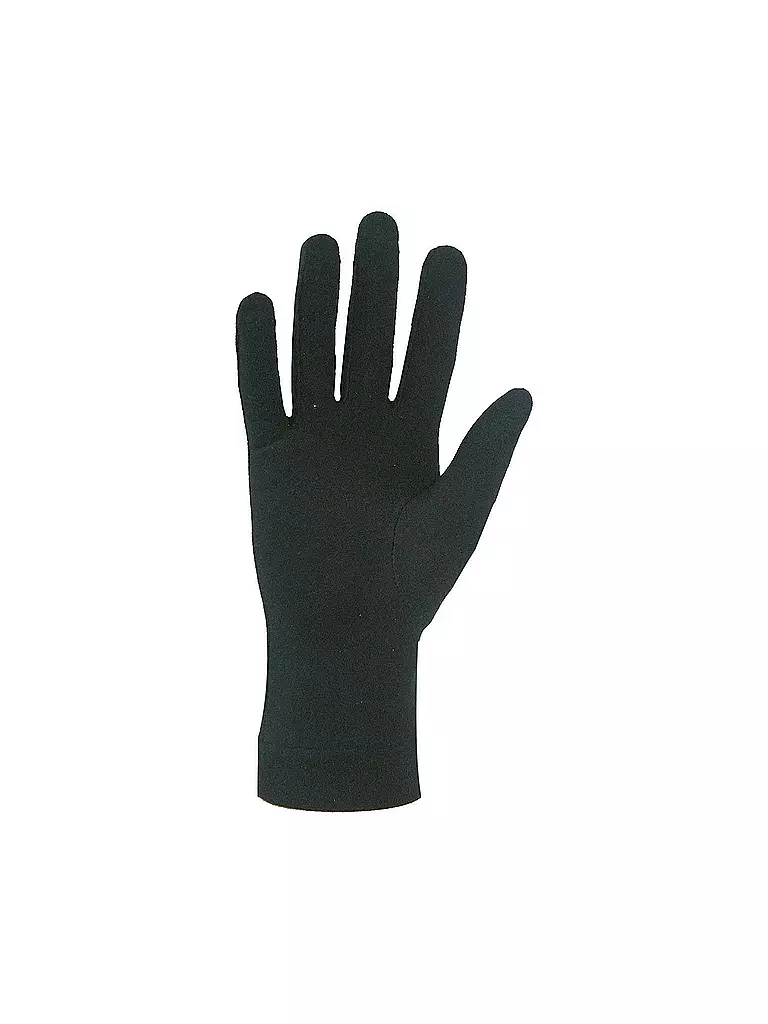 ARECO | Guantes interiores de seda | Negro