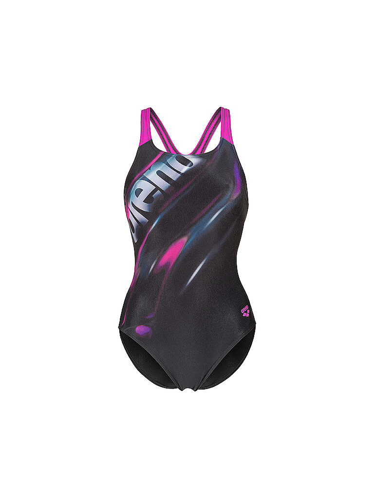 Bañador de mujer Placement Pro negro 44