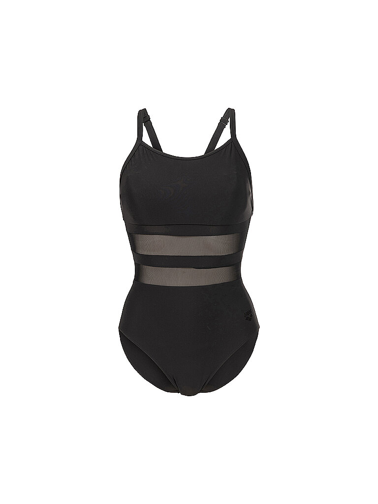 Bañador de mujer Mesh Equals Back negro 44