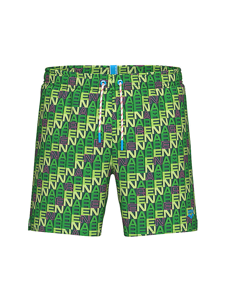 Bóxer de baño para hombre Beach Boxer Allover verde S