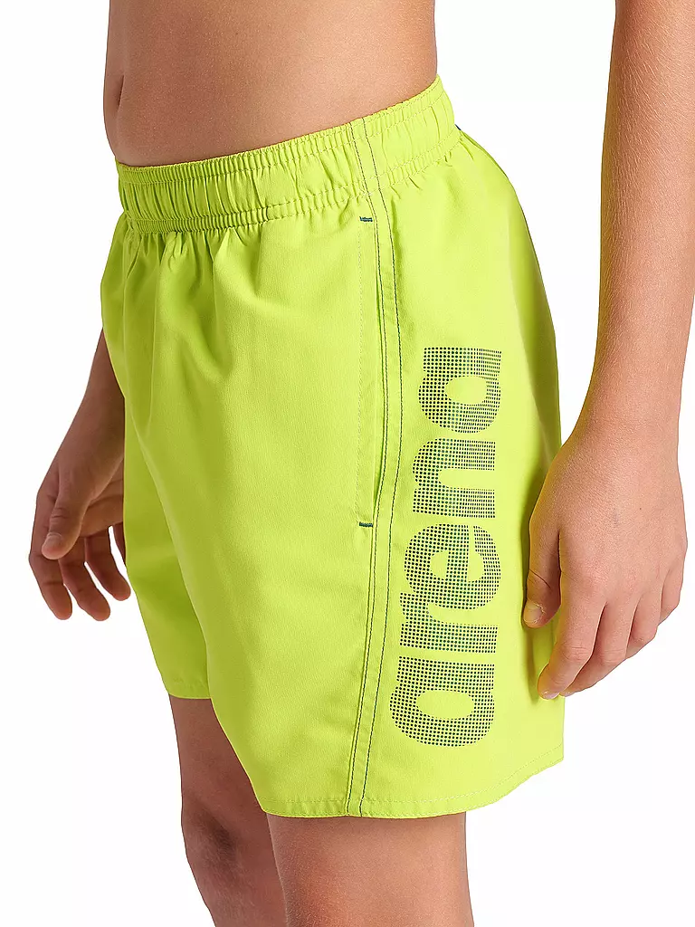 ARENA | Bañador bóxer sólido para niño | Verde claro