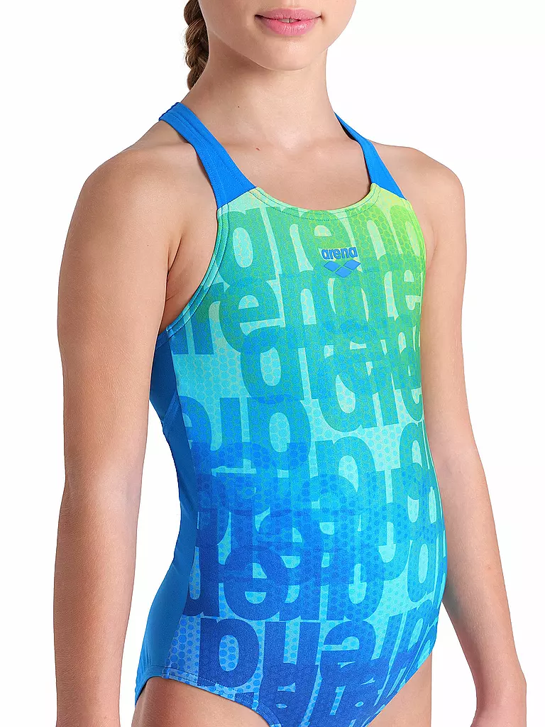 ARENA | Bañador de niña Multi Colours | Azul