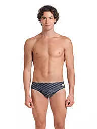 ARENA | Bañador slip para hombre Monogram | Verde oscuro