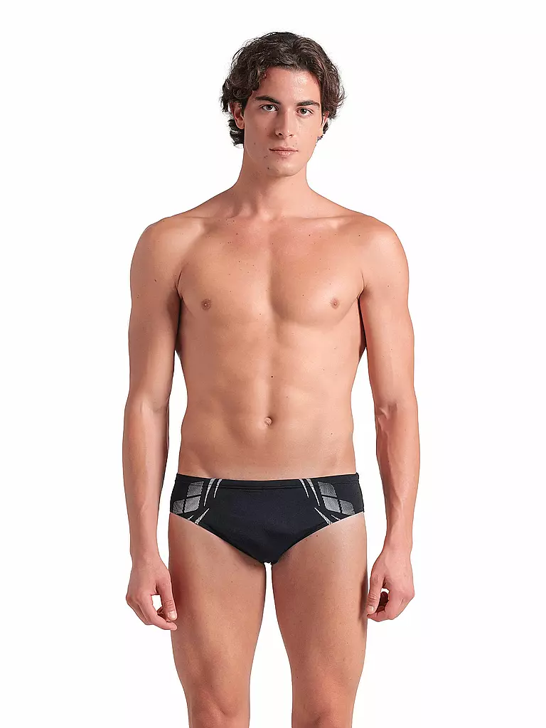 ARENA | Bañador slip para hombre Poseidonia | Negro