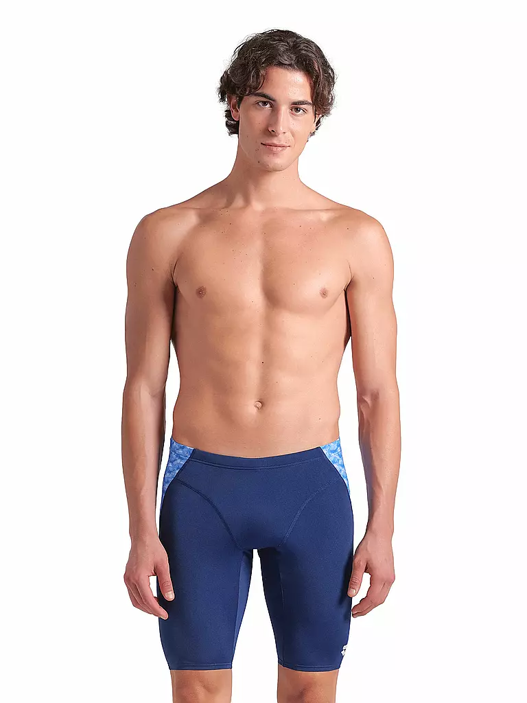 ARENA | Bañador tipo bóxer Monogram para hombre | Azul oscuro