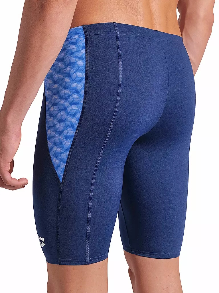 ARENA | Bañador tipo bóxer Monogram para hombre | Azul oscuro
