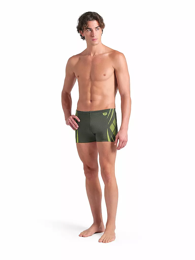 ARENA | Bañador tipo bóxer Poseidonia para hombre | Verde oscuro