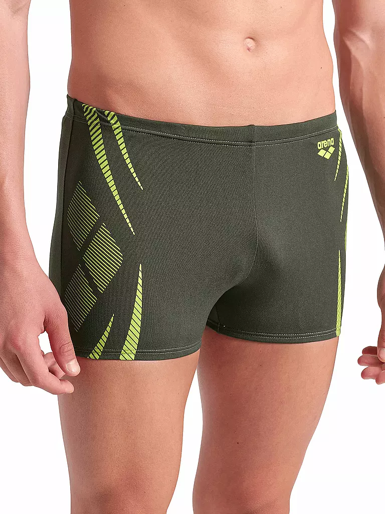 ARENA | Bañador tipo bóxer Poseidonia para hombre | Verde oscuro