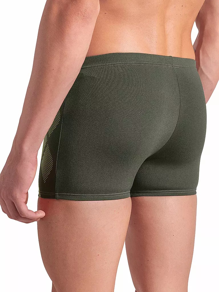 ARENA | Bañador tipo bóxer Poseidonia para hombre | Verde oscuro
