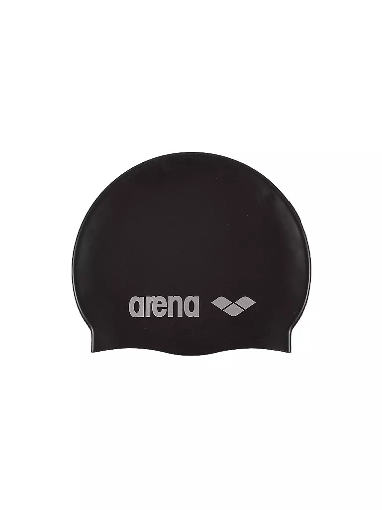 ARENA | Gorro de natación Classic de silicona | Negro