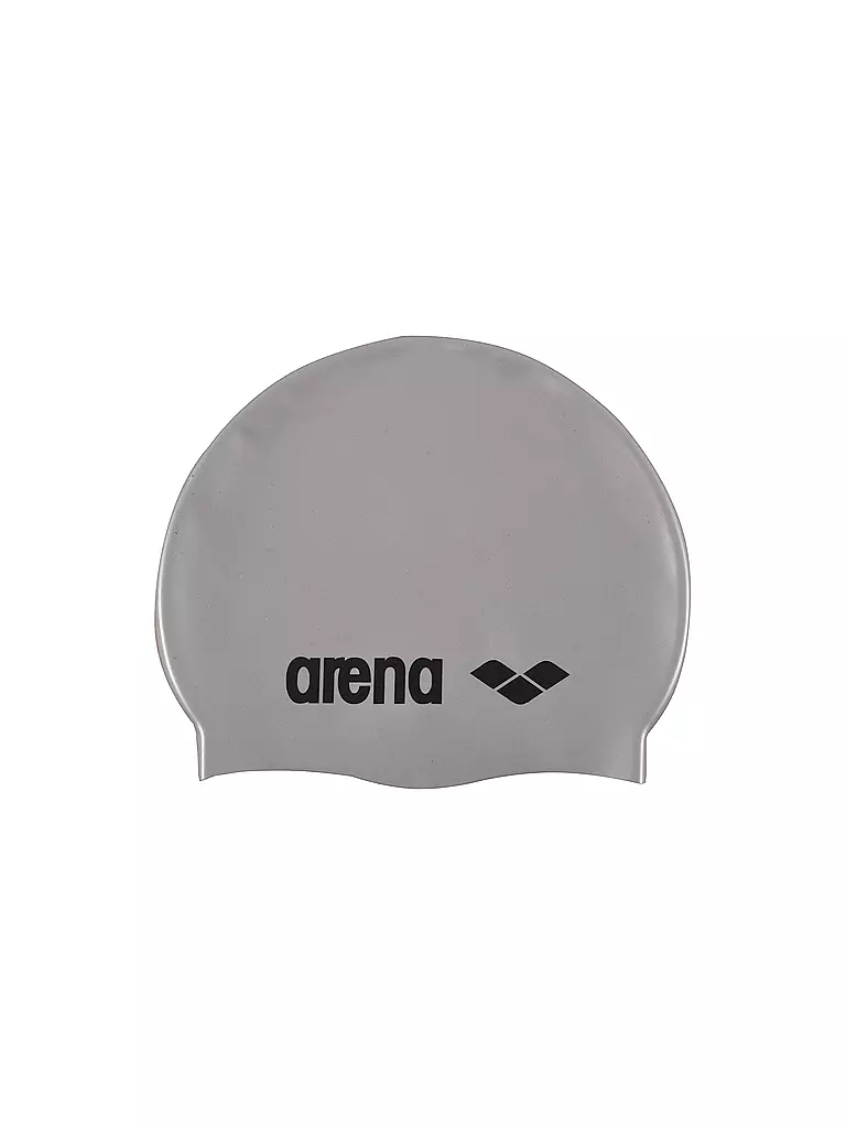 ARENA | Gorro de natación Classic Silicone | Plata