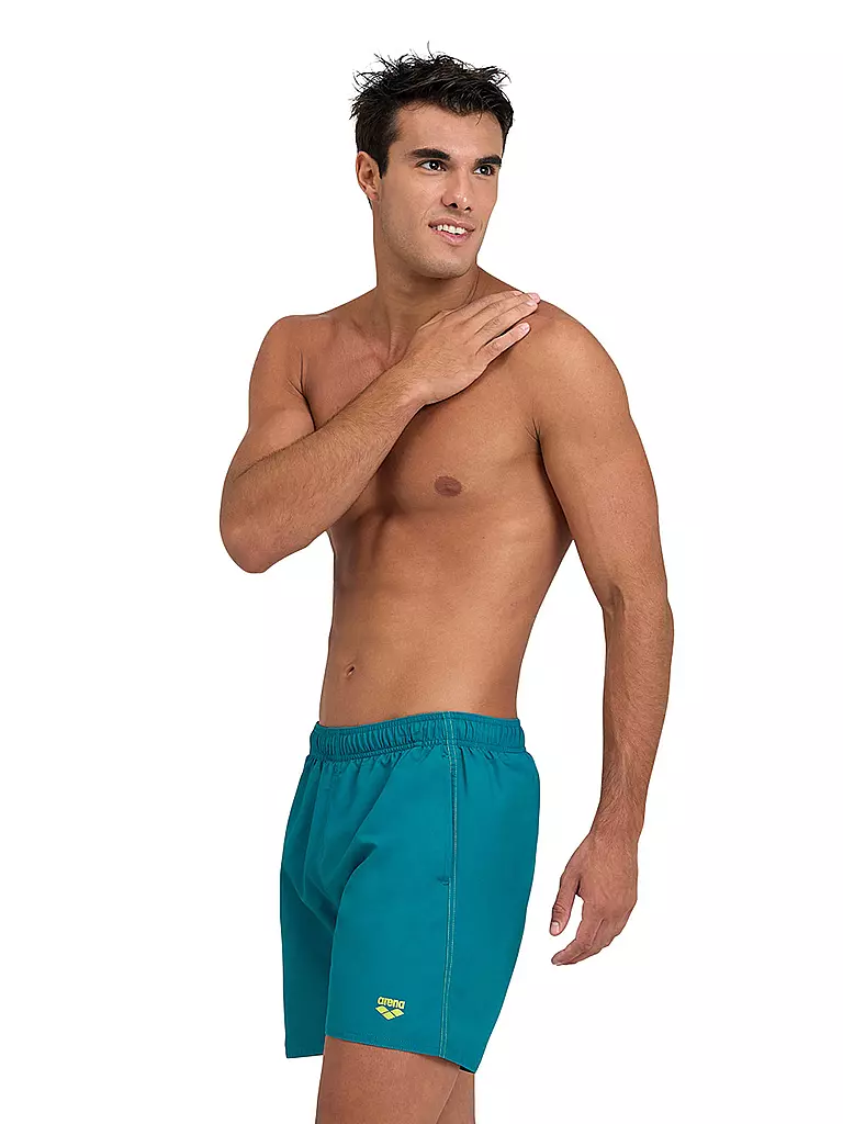 ARENA | Herren Badeshort Fundamentals | Verde oscuro