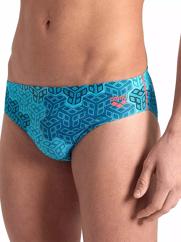 ARENA | Herren Badeslip Camo Kikko | Azul oscuro