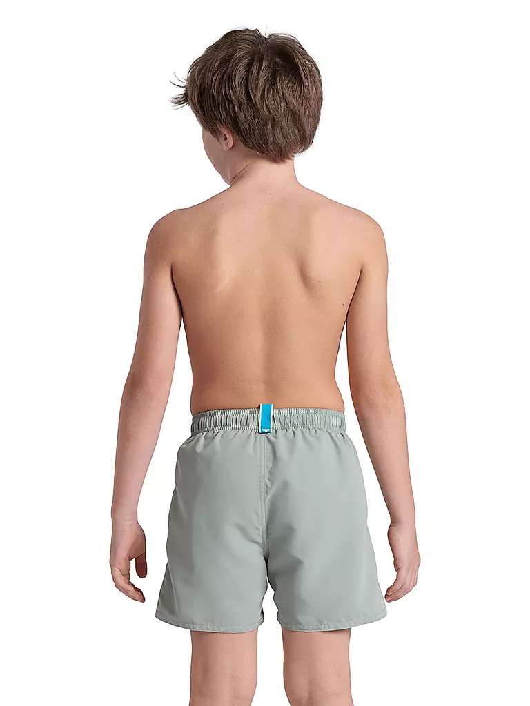 ARENA | Jungen Badeshort Boxer Solid | Verde claro