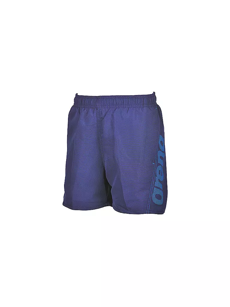 ARENA | Jungen Badeshort Fundamentals Logo | Azul oscuro
