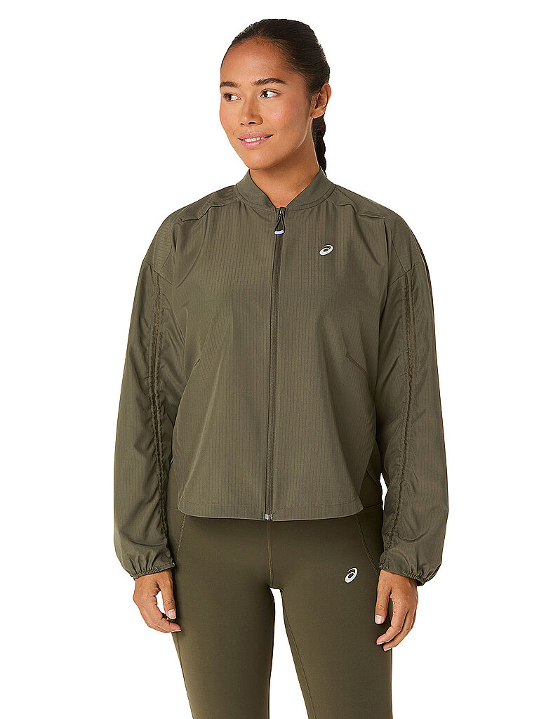 Chaqueta de running para mujer Nagino Run Adjustable oliva M