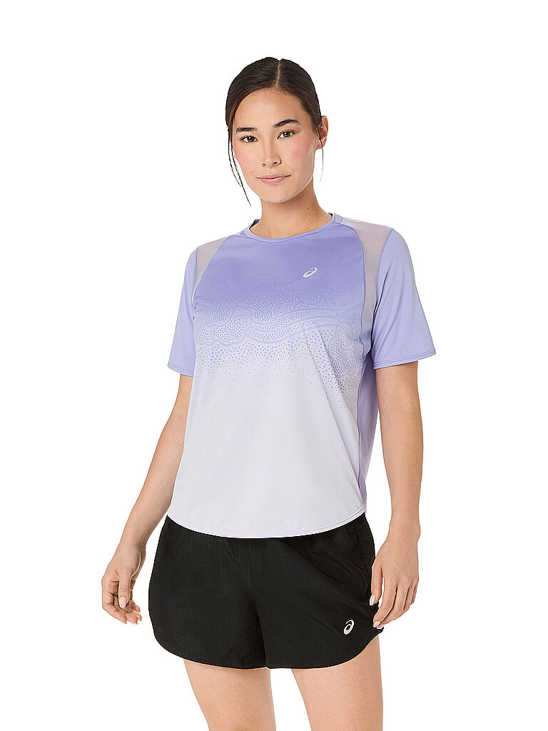 Camiseta de running para mujer Road Fade lila S