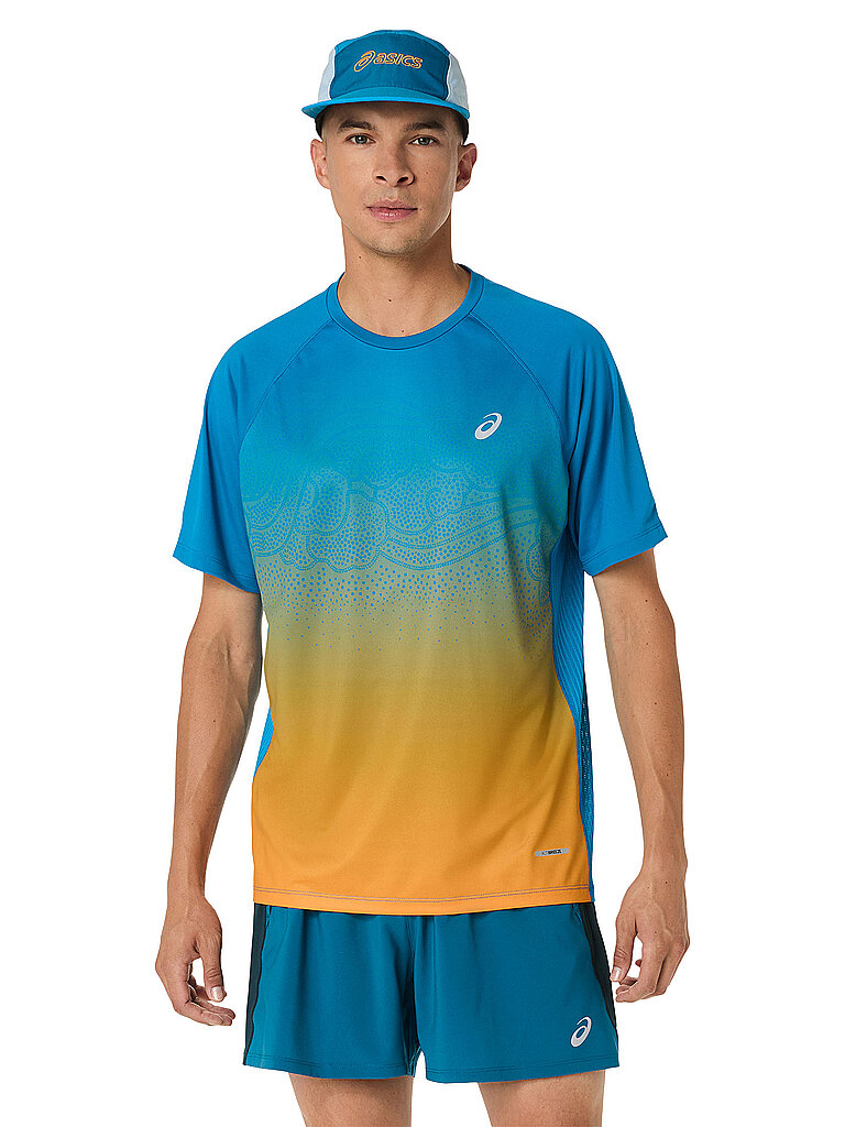 Camiseta de running Road Fade para hombre naranja L