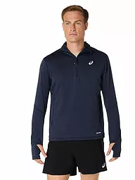 ASICS | Camiseta de running con capucha Road Winter para hombre | Azul oscuro