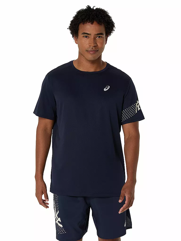 ASICS | Camiseta de running Icon para hombre | Azul oscuro