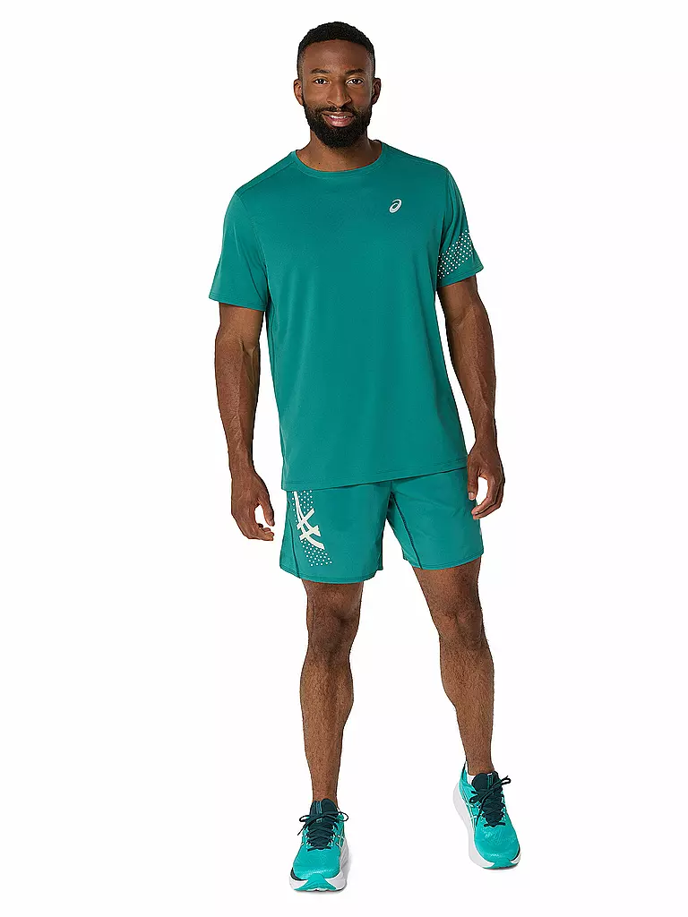 ASICS | Camiseta de running Icon para hombre | Petróleo
