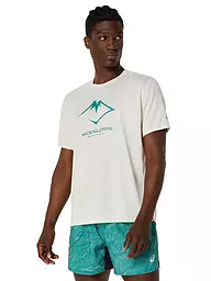 ASICS | Camiseta de running para hombre Fujitrail Logo SS Top | Blanco