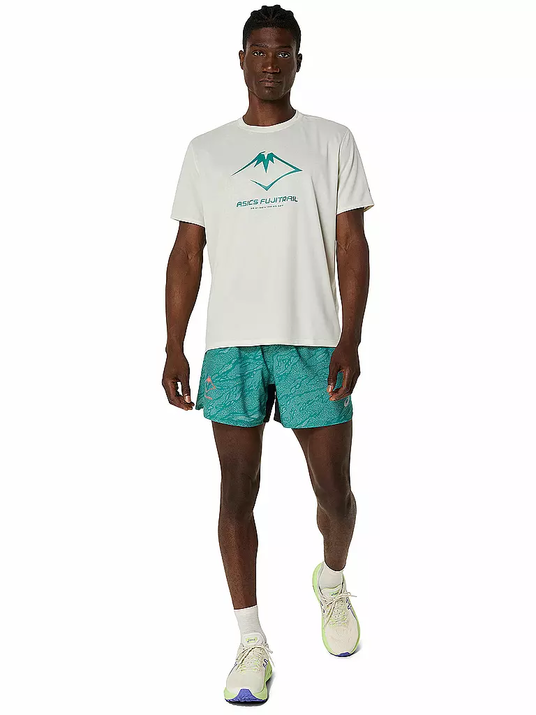 ASICS | Camiseta de running para hombre Fujitrail Logo SS Top | Blanco